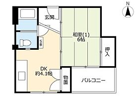 UR常盤平  ｜ 千葉県松戸市常盤平7丁目（賃貸マンション1DK・4階・30.75㎡） その2