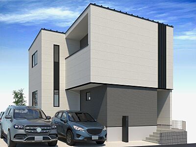 外観：自分らしいお家を建てませんか。ワンランク上の住み心地をテーマに、お客様のご希望を叶えます。