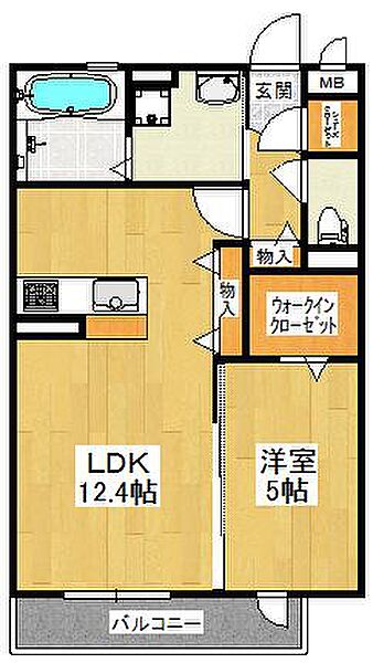 ディイゾラ北野田 ｜大阪府堺市東区北野田(賃貸アパート1LDK・3階・45.29㎡)の写真 その7