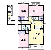 ハウゼ・グランツA  ｜ 大阪府堺市中区陶器北（賃貸アパート3LDK・2階・68.36㎡） その2