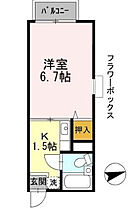 Comfort恵  ｜ 大阪府富田林市錦織東2丁目（賃貸アパート1K・2階・19.61㎡） その2