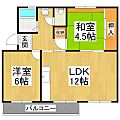 狭山住宅26号棟4階3.9万円