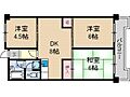 鮎川ハイツ3階6.2万円