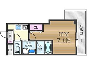 AILE南茨木  ｜ 大阪府茨木市沢良宜東町（賃貸マンション1K・2階・23.02㎡） その2