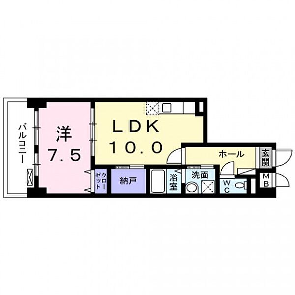 サンプラザ茨木 ｜大阪府茨木市郡山２丁目(賃貸マンション1LDK・2階・45.48㎡)の写真 その2