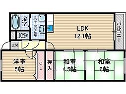 プランドール耳原 4階/-