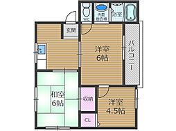 ハイツ茨木 1階