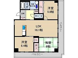 間取図画像 3LDK