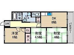 セントラルコート南茨木 4階