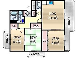 間取図画像 3LDK