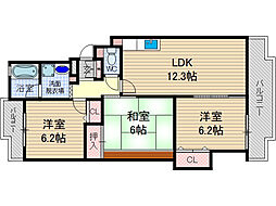 間取図画像 3LDK