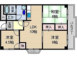 メゾンカーサー2号館 2階