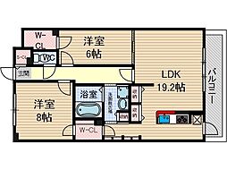 イーストコートアイ別院町 6階/-