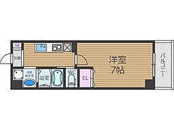 DAP正雀 1Kの間取図画像