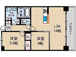 ルヴェール高槻 4階/-