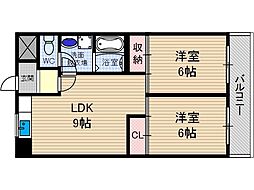 S・Tマンション 2LDKの間取図画像