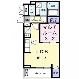 プラシード上泉 1階