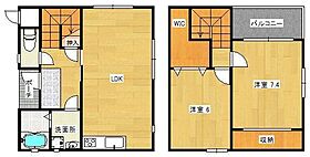 コリーナ櫛原 A棟 ｜ 福岡県久留米市東櫛原町1470-1（賃貸一戸建2LDK・--・69.35㎡） その2