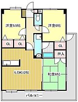 ベストビルディング 505 ｜ 福岡県大牟田市三池604-4（賃貸マンション3LDK・5階・64.80㎡） その2