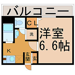 間取図画像 1K