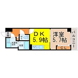 間取図画像 1DK