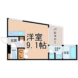 Tステージ新栄 ワンルームの間取図画像