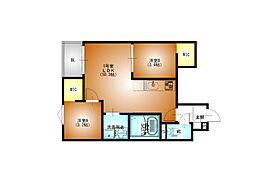 北町ハウス 2LDKの間取図画像