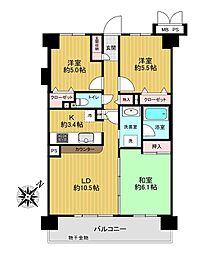 間取図画像 3LDK