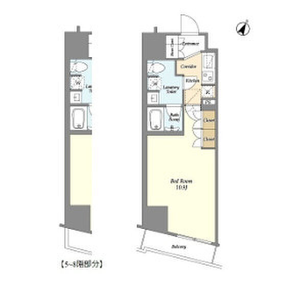 リテラス渋谷笹塚 1102｜東京都渋谷区笹塚2丁目(賃貸マンション1K・11階・33.26㎡)の写真 その2