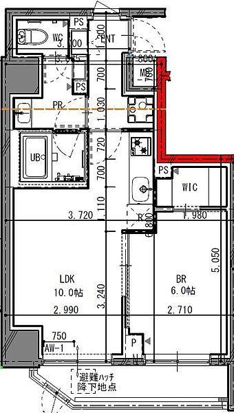 GENOVIA花月総持寺 0301｜神奈川県横浜市鶴見区生麦5丁目(賃貸マンション1LDK・3階・41.34㎡)の写真 その2