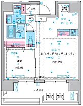 GENOVIA本所吾妻橋III  ｜ 東京都墨田区石原4丁目（賃貸マンション1LDK・8階・46.00㎡） その2