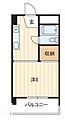 ホワイトマンション2階2.3万円