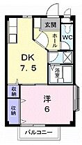 香川県高松市国分寺町国分（賃貸アパート1DK・2階・33.12㎡） その2