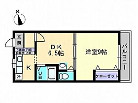 香川県高松市宮脇町２丁目（賃貸マンション1DK・3階・33.41㎡） その2