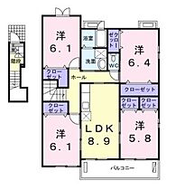 香川県さぬき市志度（賃貸アパート4LDK・2階・83.30㎡） その2