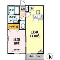 香川県高松市伏石町（賃貸アパート1LDK・1階・40.29㎡） その2