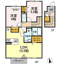 香川県高松市香南町由佐（賃貸アパート2LDK・2階・67.11㎡） その2