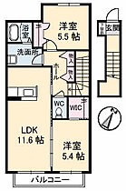 香川県高松市西山崎町（賃貸アパート2LDK・2階・60.87㎡） その2