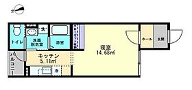 香川県高松市亀井町（賃貸アパート1K・1階・32.58㎡） その2