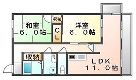 香川県高松市栗林町３丁目（賃貸マンション2LDK・3階・56.97㎡） その2