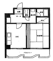 間取図画像 1DK