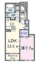 香川県高松市国分寺町国分（賃貸アパート1LDK・1階・50.14㎡） その2