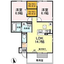 香川県高松市香南町由佐（賃貸アパート2LDK・1階・60.70㎡） その2