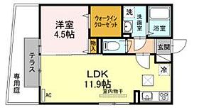 香川県丸亀市原田町（賃貸アパート1LDK・1階・40.18㎡） その2