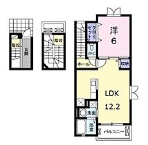 香川県高松市木太町（賃貸アパート1LDK・3階・53.36㎡） その2