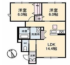 香川県高松市林町（賃貸アパート2LDK・1階・59.70㎡） その2