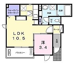 香川県高松市上天神町（賃貸アパート1LDK・1階・36.41㎡） その2