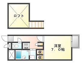 香川県高松市松福町１丁目（賃貸アパート1K・1階・20.28㎡） その2