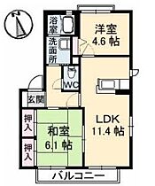 香川県高松市多肥下町（賃貸アパート2LDK・2階・52.54㎡） その2