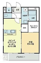 高松琴平電気鉄道琴平線 三条駅 徒歩30分の賃貸アパート 1階1LDKの間取り